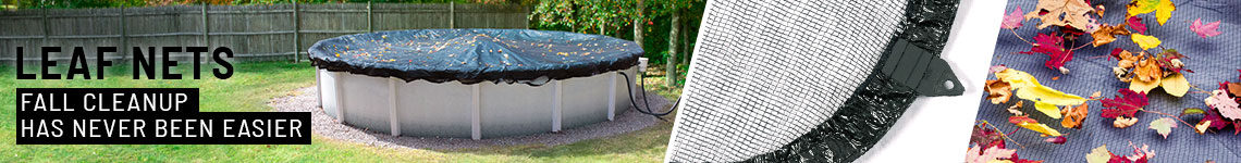 <font size="3" color="grey">Leaf Nets for a</font><br><font size="6" color="#4c586f"><strong>30' </strong>Above Ground Round Pool</font>